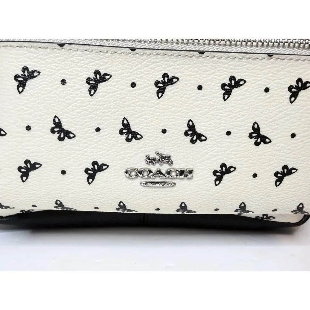 Coach Mini Charlie Backpack Lips & Butterfly Bandana Print # F59330 (NWOT)